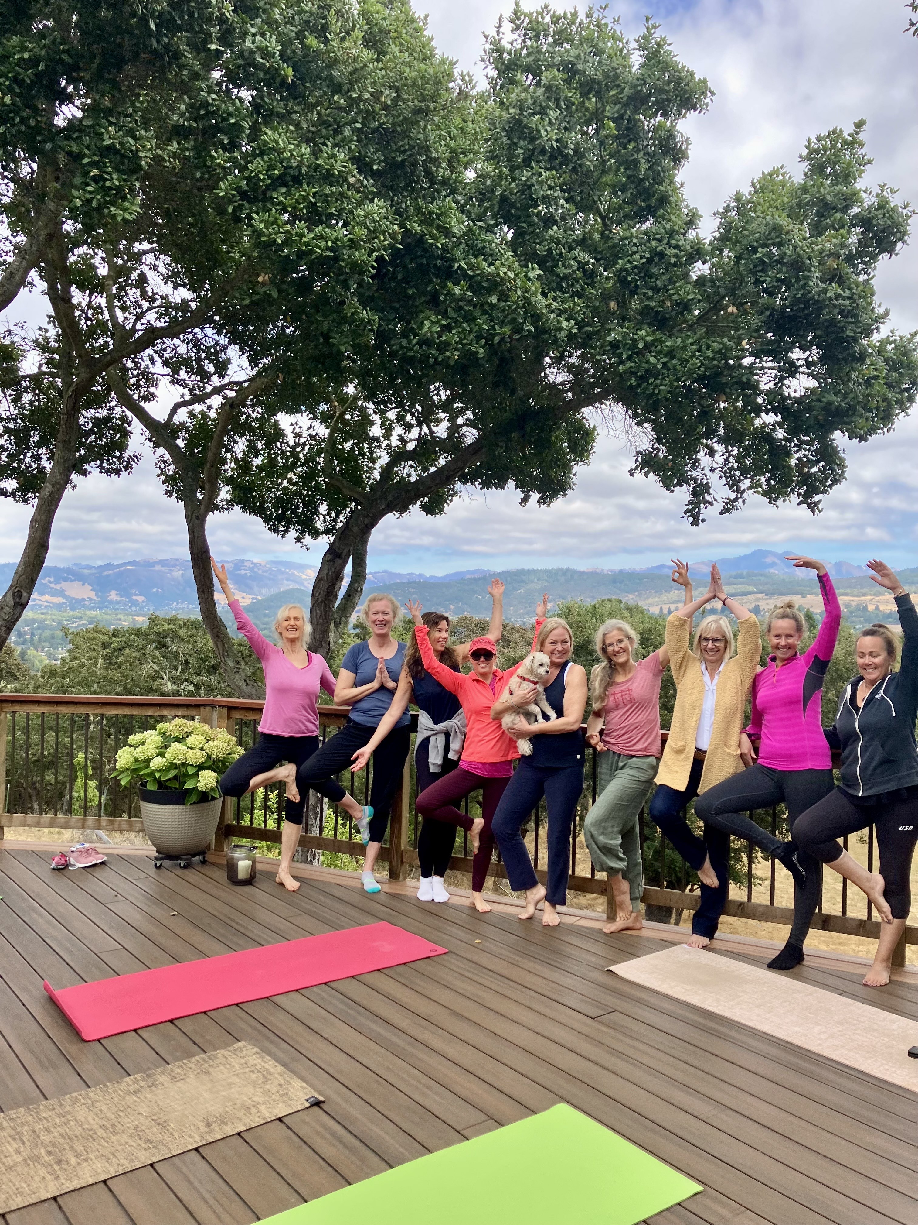 Våryoga & potluck-brunch i Santa Rosa