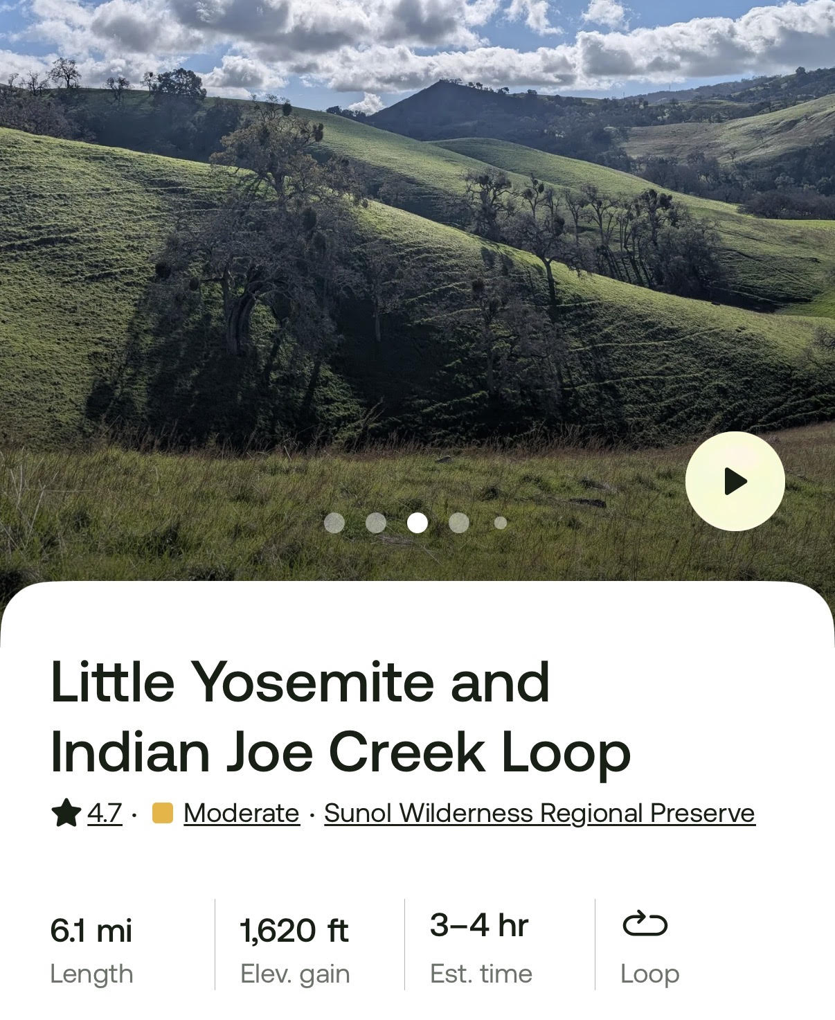 East Bay-hike i Sunol