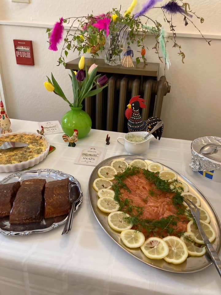 Traditionell påsklunch i Sonoma